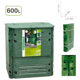 Compostiera 600 lt composter THERMO-KING 80 x 80 x 104 cm 