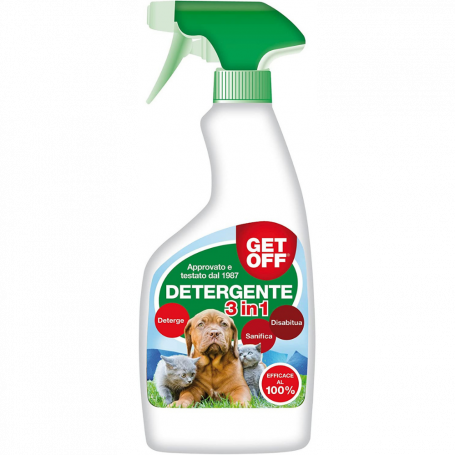 Get Off 3in1 Detergente Disabituante Sanificante Flaconi Spray ml 500