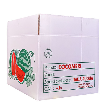 Bins in cartone per trasporto di frutta verdura stampa angurie 60x80x50 cm