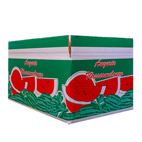 Bins in cartone per trasporto frutta verdura stampa Wassermelonen 80x120x55 cm