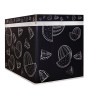 Bins in cartone nero per trasporto di frutta verdura stampa Angurie 80x120x85 cm