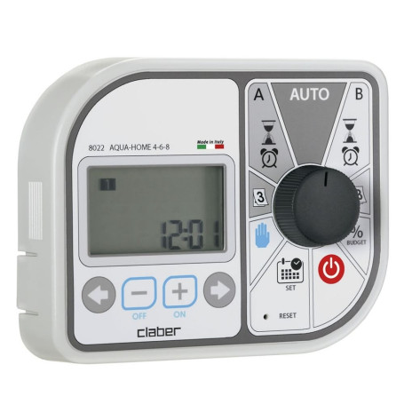 Claber 8022 Programmatore Aqua-Home 4-6-8 per irrigazione interrata