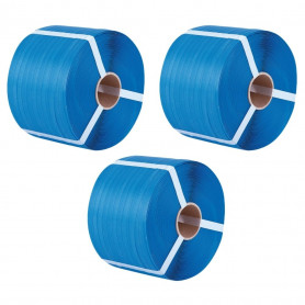 Reggia Blu in Polipropilene Larghezza mm 12 Metri 3600 in 4 Rotoli da Metri 900 Foro mm 62 Boxlum