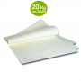Carta Sottofondo per Ortofrutta Bianca Cm 30x50 Kg 20 Per Fondo della Cassa