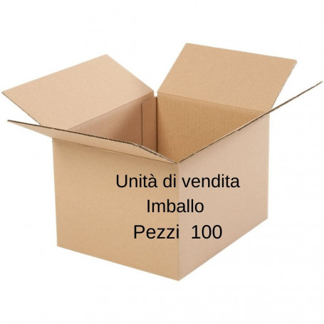 Scatola di Cartone Mono Onda Avana Per Imballaggi 23x20x25 Pezzi 100