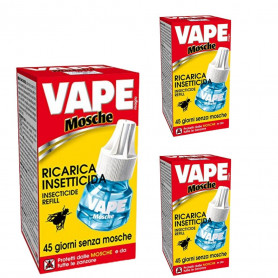 Vape Ricarica Liquida Insetticida per Mosche 3 Pezzi per Elettettroemanatore